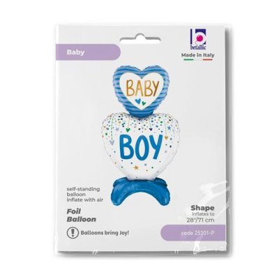 Dort samostojící Baby Boy 28"/71cm fóliový balónek nafukovací - 25301-p-p.jpg