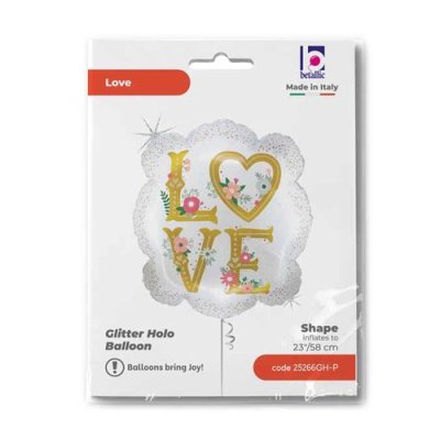 Rámeček Love 23"/58cm fóliový balónek nafukovací - 25266gh-p-packaged-p.jpg