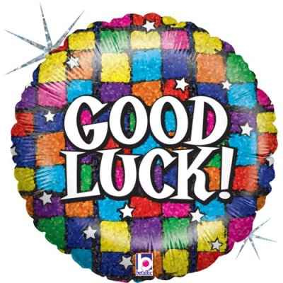 Kostičky Good Luck 18"/46cm fóliový balónek nafukovací