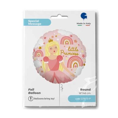 Princezna 18"/46cm fóliový balónek nafukovací - g78173-p-packaged-p.jpg