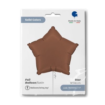 Hvězda čokoládová 18"/46cm fóliový balónek nafukovací - 192000sct-p-packaged-p.jpg