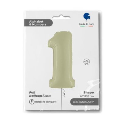 ČÍSLICE OLIVOVÁ 1 (102cm,40") fóliový balónek nafukovací - 400100sogr-p-p.jpg
