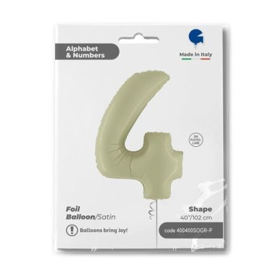 ČÍSLICE OLIVOVÁ 4 (102cm,40") fóliový balónek nafukovací - 400400sogr-p-p.jpg