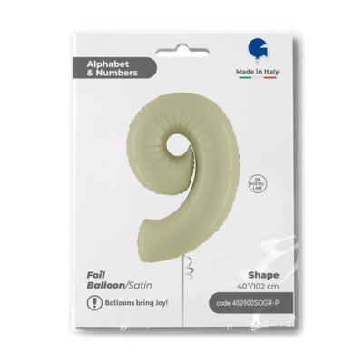 ČÍSLICE OLIVOVÁ 9 (102cm,40") fóliový balónek nafukovací - 400900sogr-p-p.jpg