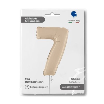 ČÍSLICE KRÉMOVÁ 7 (66cm,26") fóliový balónek nafukovací - 260700scr-p.jpg