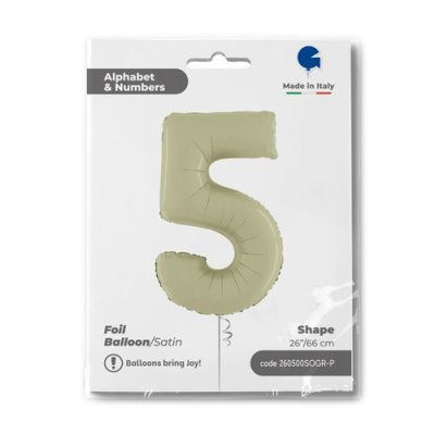 ČÍSLICE OLIVOVÁ 5 (66cm,26") fóliový balónek nafukovací - 260500sogr-p.jpg