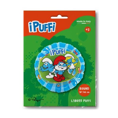 Kruh - Šmoulové 18"/46cm fóliový balónek nafukovací - l18055-p-packaged-p.jpg