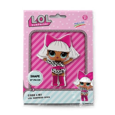 LOL Diva 37"/94cm fóliový balónek nafukovací - l181-p.jpg