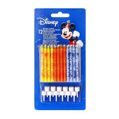 Svíčky Mickey Mouse 12ks
