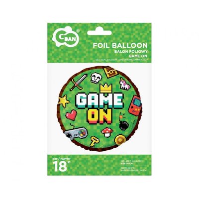Kruh - Game on 45cm/18" fóliové balónky - 66126.jpg