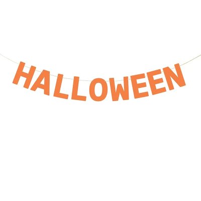 Závěsný baner "Halloween" oranžový