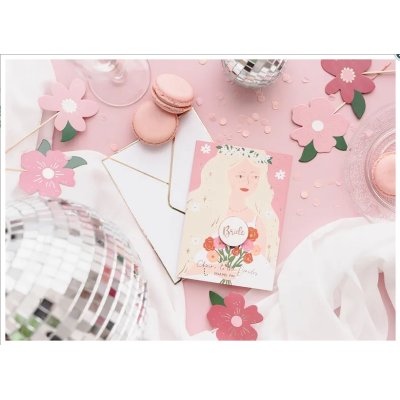 Karta Nevěsta - Bride 10.5x15cm - Screenshot 2023-08-09 at 11-20-15 Card with enamel pin Bride 10.5x15 cm - Internet shop PartyDeco.jpg