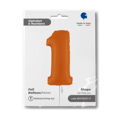 ČÍSLICE ORANŽOVÁ 1 (102cm,40") fóliový balónek nafukovací - 400100mo-p-b.jpg