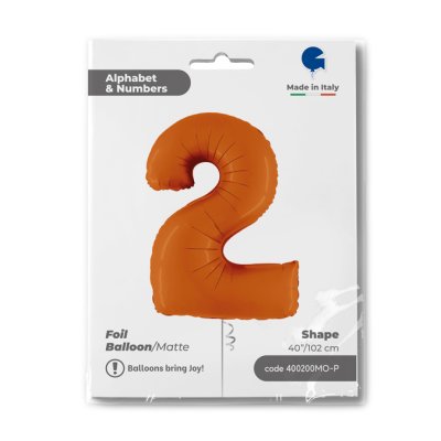 ČÍSLICE ORANŽOVÁ 2 (102cm,40") fóliový balónek nafukovací - 400200mo-p-b.jpg