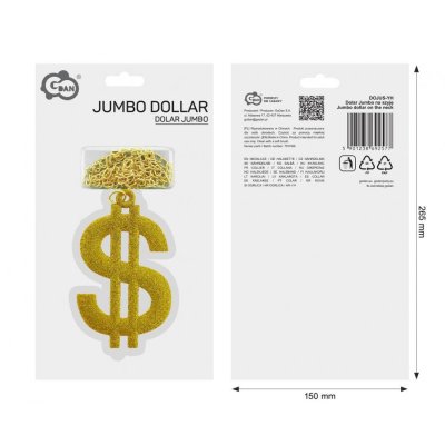 Přívěšek na krk - DOLAR - 97429.jpg