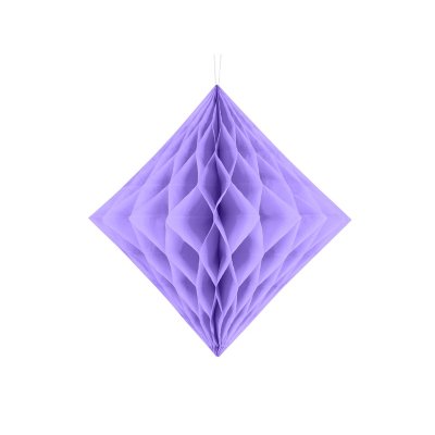 Dekorativní diamant papírový - Liliový 30cm
