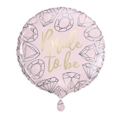 Kruh - Bride to Be - Růžový fóliový balónek 18"/46cm