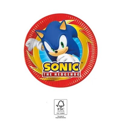 Talíře papírové EKO - Sonic 20cm/8ks