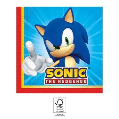 Ubrousky papírové EKO - Sonic 33x33 cm / 20 ks