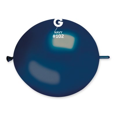 Balónek spojovací 33cm/13" #102 NAVY modrá (50ks/bal) - GL13_102_O.jpg