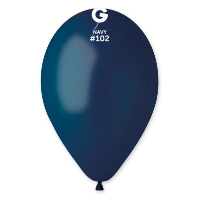 Balónek 30cm/12" #102 NAVY modrá (100ks/bal) - G110_102_O.jpg