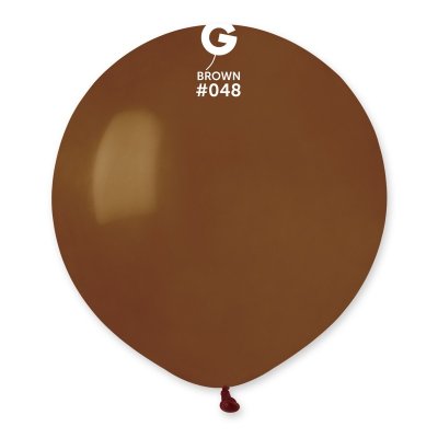 Balónek 48cm/19" #048 hnědá (25ks/bal) - brown.jpg