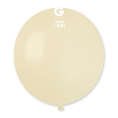 Balónek 48cm/19" #059 slonová kost (25ks/bal) - ivory.jpg