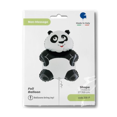 Panda 27"/69cm fóliový balónek nafukovací - 208-p-b.jpg
