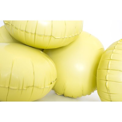 Kruh matně žlutý 18"/46cm fóliový balónek nafukovací - sc426a3515-2-b.jpg