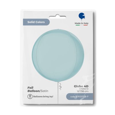 Koule saténově modrá 4D 38cm/15" fóliový balónek nafukovací - 1574100spb-p-b.jpg