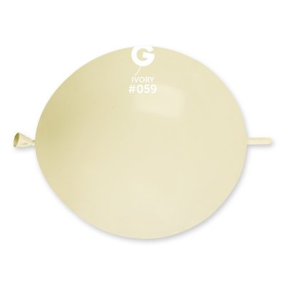Balónek spojovací 33cm/13" #059 slonová kost (50ks/bal) - ivory.jpg