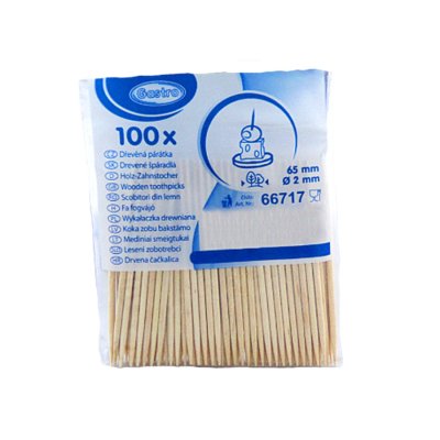 Párátka dřevěná 65 mm kulatá (100 ks)
