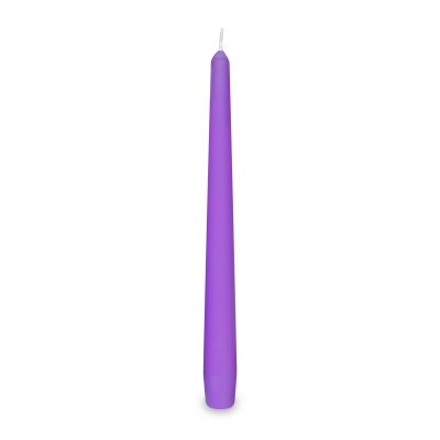 Svíčka kónická sv. fialová 24cm, 1ks