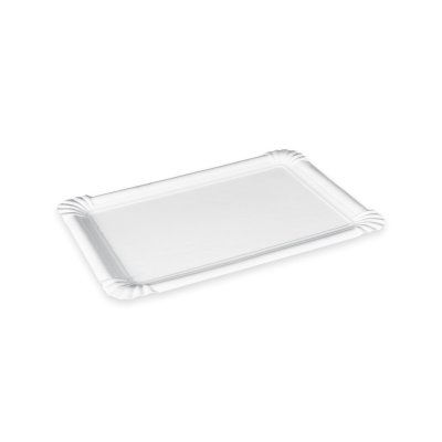 Papírový tácek (PAP-Recy) bílý 13 x 20 cm `č.4` (25 ks)