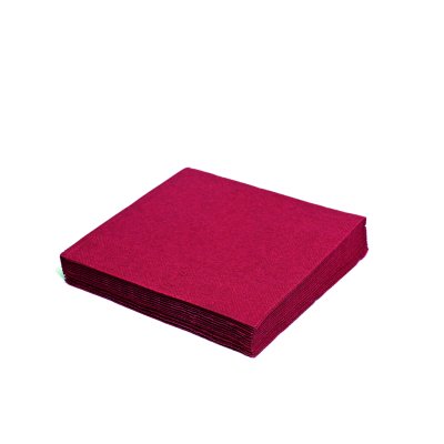 Ubrousek vínový 3vrstvý 33 x 33 cm (20 ks) (PAP FSC Mix)