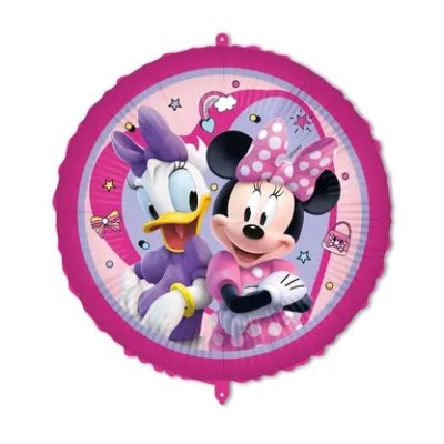 Kruh - Minnie Junior DISNEY 46cm fóliový balónek a závaží
