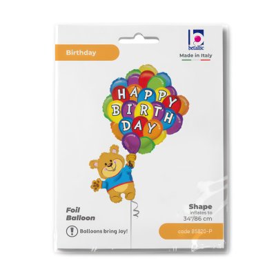 Medvídek s balónky 34"/86cm fóliový balónek nafukovací - 85820-p-b.jpg