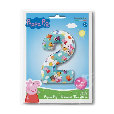 ČÍSLICE Prasátko Pepina 2 (66cm,26") fóliový balónek nafukovací - l252-p-b.jpg