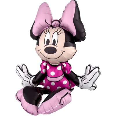Minnie Mouse sedící 45cm - fóliový balónek