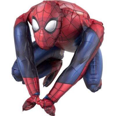Spiderman sedící 38cm - fóliový balónek