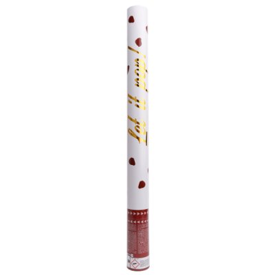 Konfety vystřelovací - Růže červené (60cm)