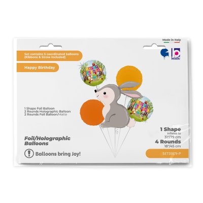 SET králíček HB 5ks - fóliové balónky nafukovací - set35879-p-b.jpg