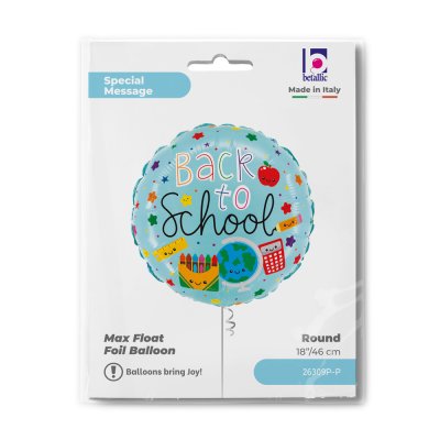 Kruh - Back to school 18"/46cm fóliový balónek nafukovací - 26309p-p-b.jpg
