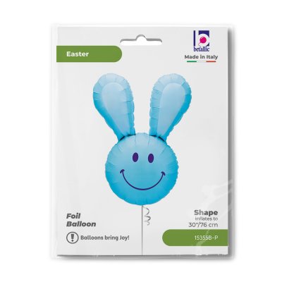 Králíkova hlava modrá 30"/76cm fóliový balónek nafukovací - 15355b-p-b.jpg