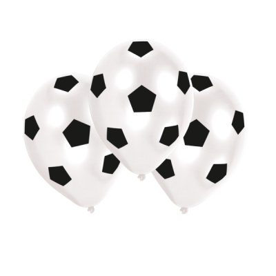 Fotbalový míč (27,5cm/11") 6ks - latexové balónky