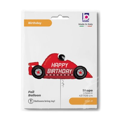Závodní auto 43"/109cm fóliový balónek nafukovací - 25121-p-b.jpg