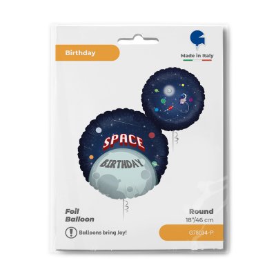 Vesmír a astronaut HB 18"/46cm fóliový balónek nafukovací - g78034-p-b.jpg