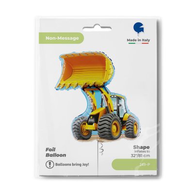 Buldozér 32"/81cm fóliový balónek nafukovací - 249-p-b.jpg