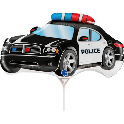 MINI Policení auto 14"/35cm fóliový balónek nafukovací