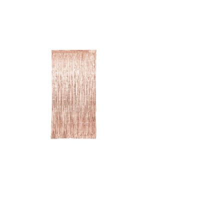 Party závěs - rosegold 99x198cm